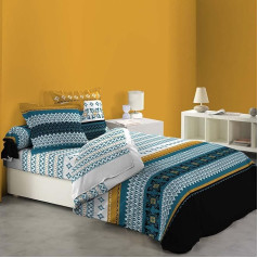 Douceur d'Intérieur, Daria 3-Piece Bed Linen Set (260 x 240 cm) 100% Cotton