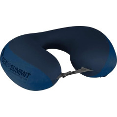Sea to Summit - Aeros Premium Lumbar Cushion - Inflatable Support Cushion - Lower Back Relief - Polyester 50D Polyester Fabric - Compact Travel Bag - Work, Travel & Car Trips - Navy Blue - 93 g