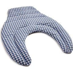 Neck Pillow with Back – Blue/White – Rapeseed Cushion – Neck Pillow – Back Heat Cushion – Rapeseed Cushion