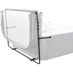 VEVOR Hot Tub Cover Lift, Spa Cover Lift, Height 80.0 cm - 104.9 cm Width 134.6 cm-235.0 cm Adjustable, Installed at the bottom on one side, suitable for Various Sizes of Rectangular Bathtubs, Hot