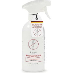 BIODELTA Woodworm Ex Spray - Fight Woodworms - Woodworm Agent for Woodworm Death - Effective Control of Woodworms with Long-Term Protection - Woodworm Treatment - No More Woodworms (1 L)