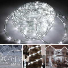 Gimisgu Outdoor Light Tube 30 m LED Tube Cool White 720 LED Light Tube with Timing Controller Light Tube Outdoor IP20 Waterproof Light Tube Indoor for Balcony Party Wedding