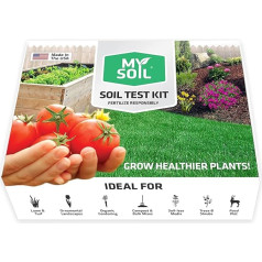 MySoil Soil Test Kit | Grow the Best Lawn and Garden | Know exactly what your soil and plants need; Provides complete nutrient analysis and recommendations tailored to your soil.