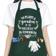 FUNPRON Funny Cooking Apron for Men Adjustable Male BBQ Aprons with 2 Large Pockets Professional Kitchen Chef Bibs for Cooking Baking BBQ