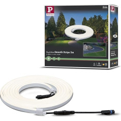 Paulmann Plug & Shine LED Outdoor Light, Flexible Neon Stripe Including IP67 Dimmable Outdoor White Garden Plastic Light