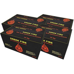 Greek Fire charcoal briquettes