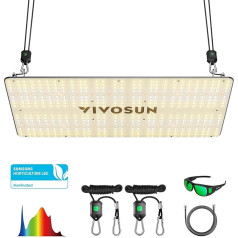 VIVOSUN VS2000 LED Grow Light with Samsung LM301 Diodes & Sosen Driver for Indoor Growing, Plant Lamp with Dimmable Lights & Sun-Like Full Spectrum for 120 x 60 cm, 90 x 90 cm Grow Tent