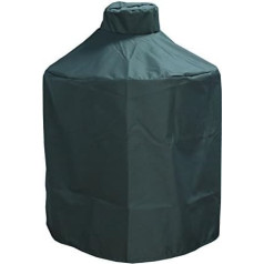 Mini Shiny Cover for Large Big Green Egg, Heavy Ceramic Grill Cover - Premium Outdoor Grill Cover with Durable Fabric - X-Large Green