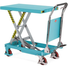 Ameise LTT 0.15 Scissor Lift Table Trolley with Single Scissors | Hydraulic | 150 kg Load Capacity | 700 x 450 mm Platform | 220 - 720 mm Lifting Range | Mobile Lifting Table | Folding Handle