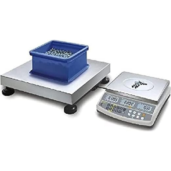 KERN CCS 60K0.1. Counting system for counting smallest parts in large quantities, counting resolution up to 999,999 points, 60 g scale range, 400 × 300 × 128