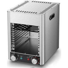 1400℉ Steak-Broiler, tragbarer Steak-Smoker-Broiler aus Edelstahl, schnelles Kochen für Picknicks im Freien, Rindfleisch, Hühnchen, Gemüse,B