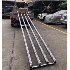 Plastic Roller Unloading Slide, Lightweight Conveyor Table for Warehouses, for Cargo Envelope Slider (2 Slide, 100 cm Long)