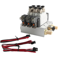 Ventilblock SY3120-5LZD-M5 3220 SY5120-5LZD-01 5220 SY7120-5LZD-02 Ventilklemme kombiniertes Magnetventil mit Krümmer (8F, SY7120_24V_8 in 8 OUT)