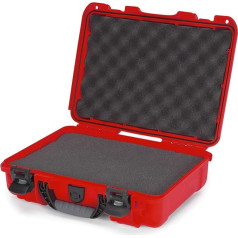 Nanuk 910 Waterproof Hard Case with Plush Foam Insert - Red