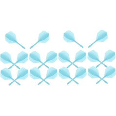 Pack of 30 Arrowtail Blades Interchangeable Dart Accessories Tip Decorated Accessories Dart Accessories for Smooth Flying Arrow-tail Wings Needle PP Wing Protection
