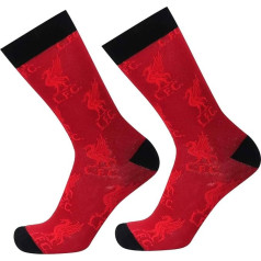 LFC Liverpool Official Football Crest Socks Mens Size 8-11, Multi-Colour 45515, multicoloured