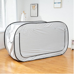 Bed Tent, Foldable Canopy Bed, Complete Tent Bed with Blackout Design for and Adults