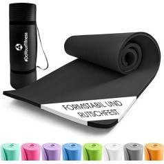 #DoYourFitness Yoga Mat Non-Slip. For Beginners and Advanced Users. Thickness from 0.8 cm to 2 cm. Joint-friendly Gymnastics Mat. 183 cm x 61 cm or XXL 190 cm x 100 cm (Suitable for Indoor/Outdoor)