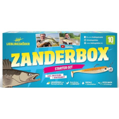 Lieblingsköder Zanderbox Fishing Set for Predator Fishing, Bait Set for Fishing for Zander, Artificial Bait Set for Spin Fishing