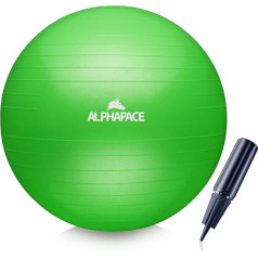 ALPHAPACE Thick Anti-Burst Exercise Ball Sitting Ball Training Ball with Air Pump Ball for Fitness, Yoga, Gymnastics, Core Training, for Strong Back as Office Chair