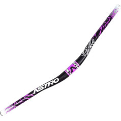 GRTE Mountain Bike Handlebar Lightweight Aero Aluminium MTB Riser Handlebar 31.8 x 680/720/780 mm Extra Long Coloured Bicycle Handlebar