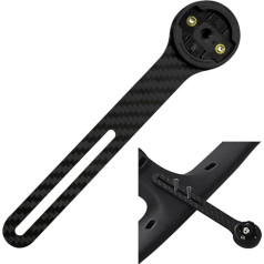 RXL SL Bicycle Handlebar GPS Devices Holder Bicycle Computer Mount Carbon Fibre Integrated Bicycle Computer GPS Mount Compatible with Garmin/Cateye/Wahoo and Bryton