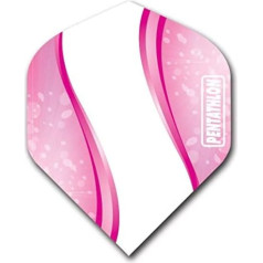 US Darts Pentathlon Pink Standard Zzzzz Flights - 3 Sets (9 Flights) - 100 Micro Ex-Tough uuuu Style 2