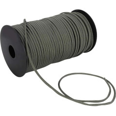 Hapivida 328 ft Parachute Cord, 440 lb 7 Strand Outdoor Tent Safety Rope for Camping Bracelet Braiding Crafting Outdoor Packaging (Dark Green)