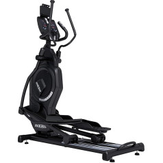 MAXXUS Cross Trainer CX 9.1-29 kg Flywheel Mass, Magnetic Brake + Air Resistance, 150 kg, Pulse Measurement, Bluetooth, LCD Display, USB, Tablet Holder - Elliptical Trainer, Exercise Bike, Home