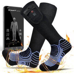 Heated Socks for Men Women Electric Heated Socks 3000 mAh Rechargeable Battery App Control Foot Warmer for Outdoor Sports