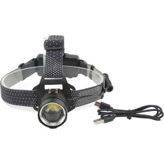 HERCHR Headlamps, XHP160 LED Lamp Type C Rechargeable Telescopic Zoom Strong Light High Brightness Hiking Headlamp for Outdoor Camping, Running, Cycling, Fishing