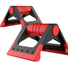 AXFALO 1 Pair Push Up Handles Wooden Push Up Bar with Ergonomic Handstand Bars Non-Slip Parallettes Mini Bars for Fitness Training Muscle Building Strength Training Calisthenics