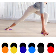 KingbeefLIU 2pcs Gym Home Body Core Exercise Workout Yoga Fitness Slider Sliding Disc Pad Easy to Use Portable Fitness Training Tool Purple