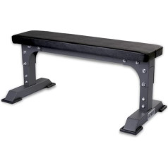 Suprfit Flat Weight Bench in Studio Quality - Solid Training Bench for Your Home Gym - Non-Slip and Padded Bench Maximum Load 300 kg, Ideal as a Bench Press Bench or for Other Exercises