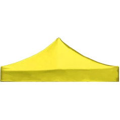 MOHUIED Zeltüberdachung Ersatzdach Obere Abdeckung for Pavillon im Freien, Garten-Festzelt, Ersatz-Sonnenschutz for den Außenbereich, 2,9 x 2,9 Meter, Camping-Zubehör(Yellow)