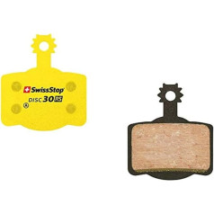 SwissStop Disc 30 RS Organic Unisex Adult Disc Brake Pads, Yellow
