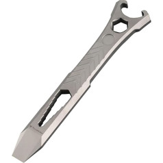 Hamans Titan EDC Crowbar Multi Tool Bottle Opener Wrench Compact Size EDC Multi Tool Crowbar Screwdriver, QG003