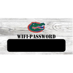 NCAA Florida Gators Unisex University of Florida WiFi Password Sign Team Colour 6x12
