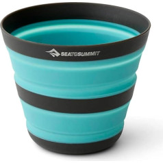 Sea to Summit Frontier Ultralight Folding Camping Mug, 12 Ounce, Aqua Sea Blue
