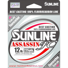 Sunline 63042306 4594-0112 Assassin FC Fishing Tackle 15lb