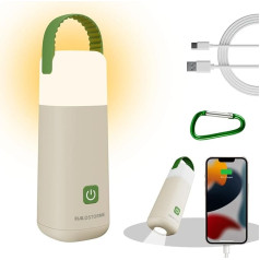 HALOSTORMS LED Camping Lantern, 430LM Up to 350 Hours Rechargeable Lantern for Power Outages, 3200 mAh 5V2A Charging 4 Modes Tent Light, IPX4 Waterproof Torch for Home, Hiking