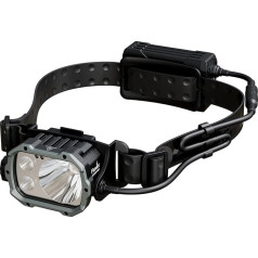 FENIX HP35R SAR Rechargeable Ultra Powerful Headlamp 4000 Lumens 450m Max 500 Hours High Rubbing Rubber Headband for Helmet 10000mAh Battery Red Safety Light Power Bank