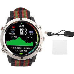 VGEBY Smart Watch for Men, Bluetooth 4.0, 50M, Waterproof, 1.28 Inch IPS TFT Full Touch Screen, Digital Sports Watch for Fitness, Heart Rate, Sleep Monitor