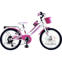 BICICLETTE CANELLINI Girl's MTB 20 Lincy 6 V Aluminium Wheels 20 Inch