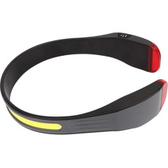 Nimomo Running Stirnlampe COB Wiederaufladbare Stirnlampe, Einstellbar Wasserdicht Hals Leselicht für Sport, Drei Stufen, Lebensgrad