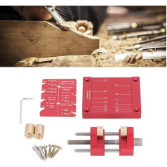 Gearwell Honing Guide System, High Precision Aluminum Alloy Sharpening Set for Woodworking, Chisel Planer, Chisel Sharpener, Sharpening Holder Guide, Woodworking Tools