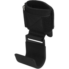 Weight Lifting Hook, Weight Lifting Wrist Strap, Non-Slip Coated Handle Support, Robust Power Lifting Strap for Deadlifts, Powerlifting Shrug