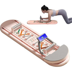 HHGDS Pilates Reformer Board, Multifunktionales Bauchgleitbrett für das Rumpftraining, Zusammenklappbarer Bauchmuskeltrainer zur Formung Ihres Körpers