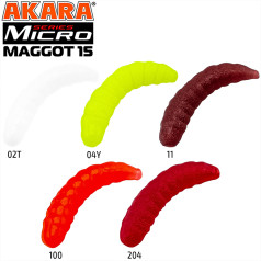 Silikona māneklis AKARA MICRO «Maggot»