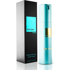 Sultan of Style Sweet Ocean Perfume Oil Men, Fresh and Sweet Fragrance, 100% Alcohol Free, Nourishing Essential Oils, Gifts for Men